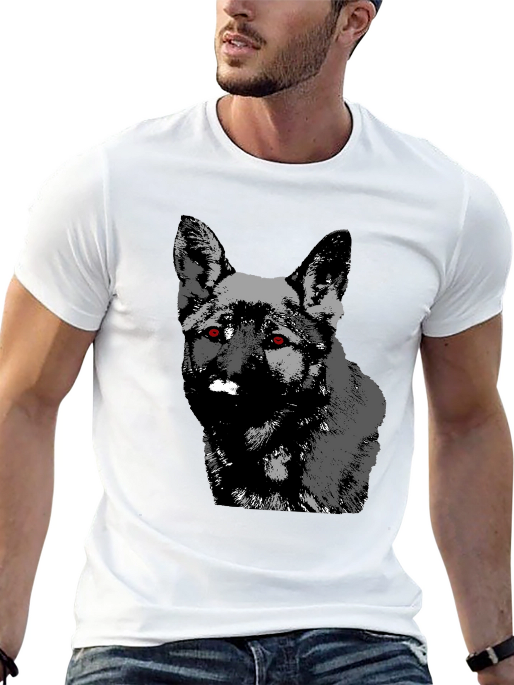 German Shepherd T-Shirt - Graphic Dog Tee