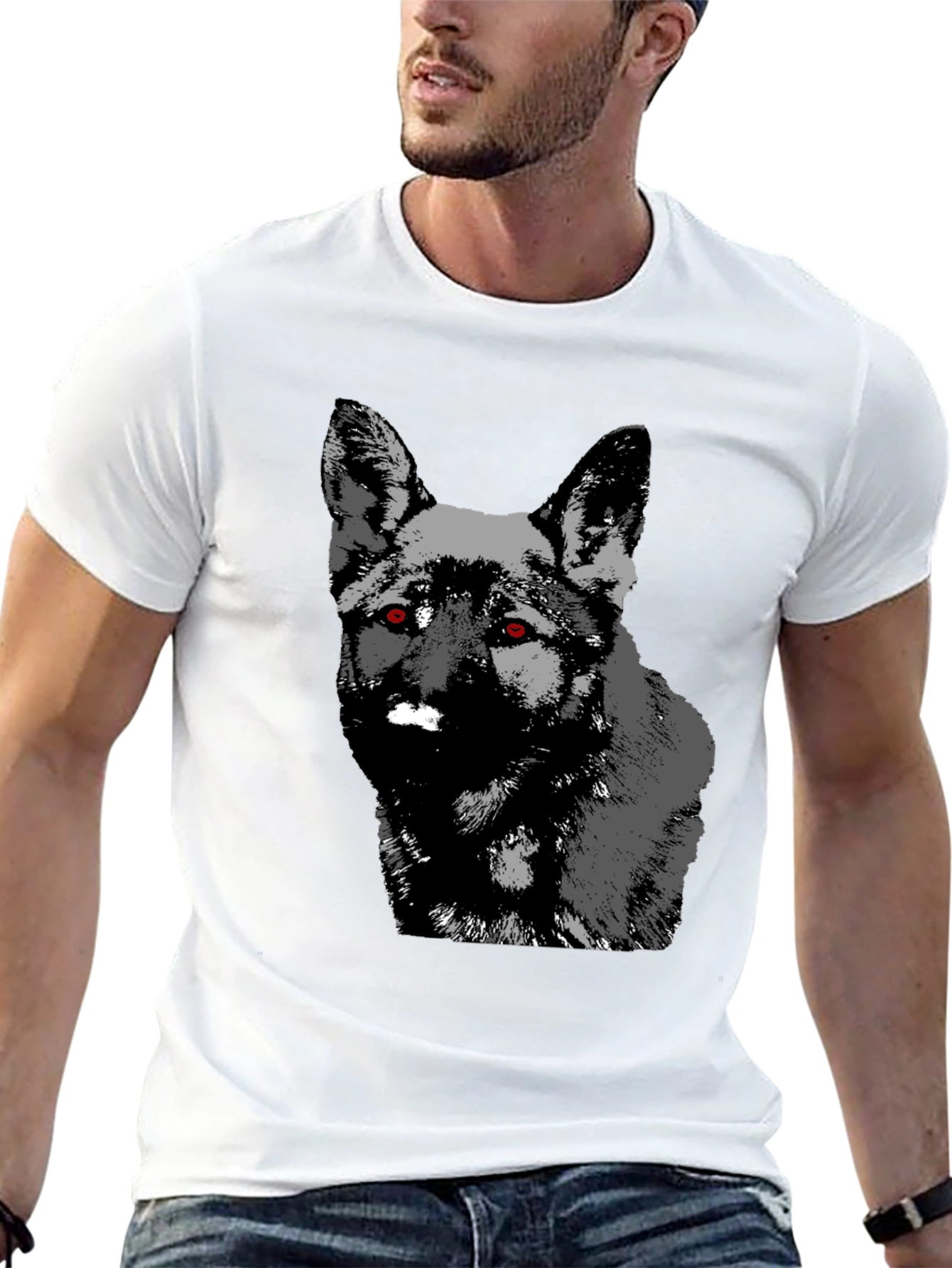 German Shepherd T-Shirt - Graphic Dog Tee