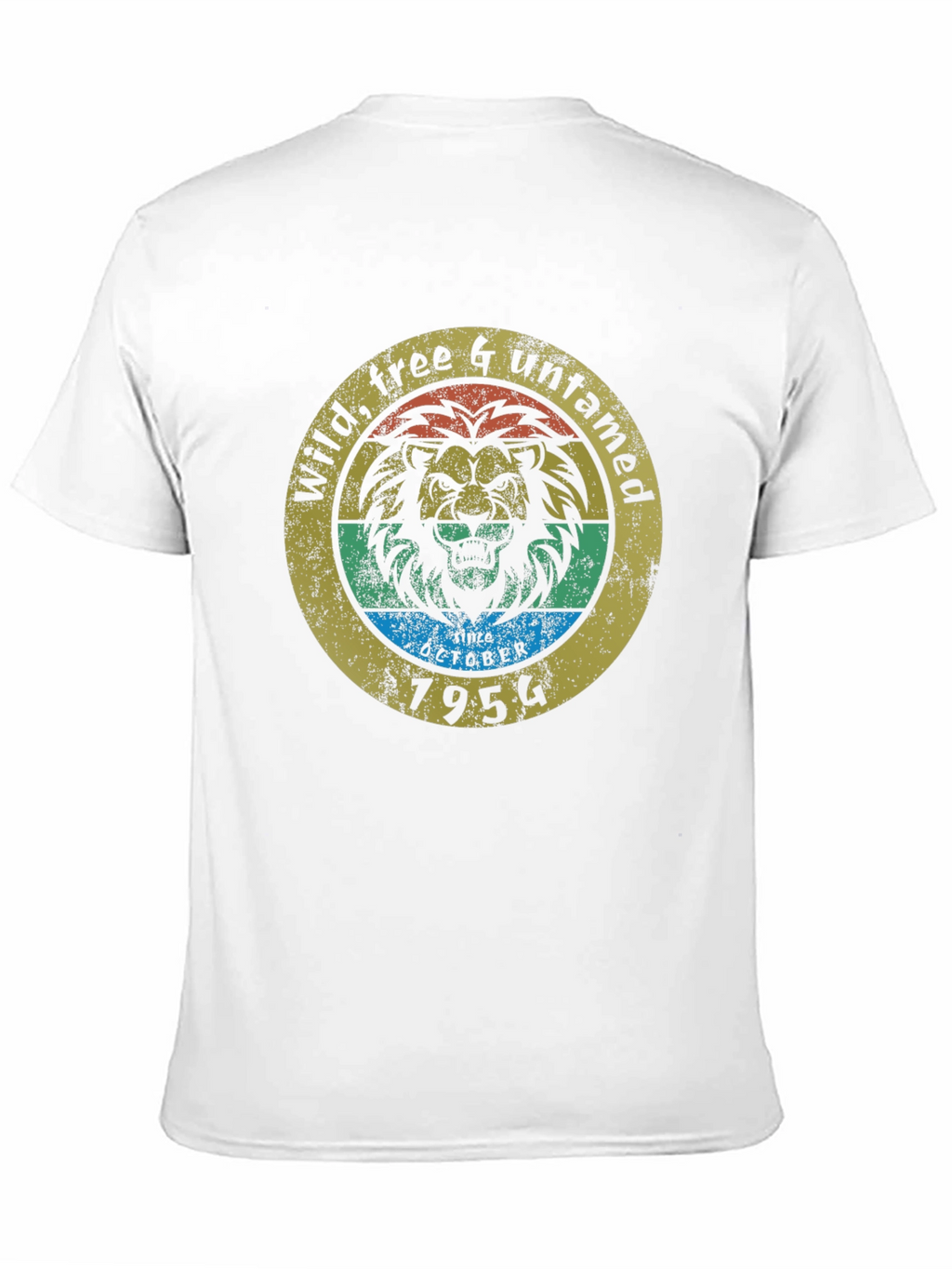 Wild Free Untamed Lion Graphic Tee