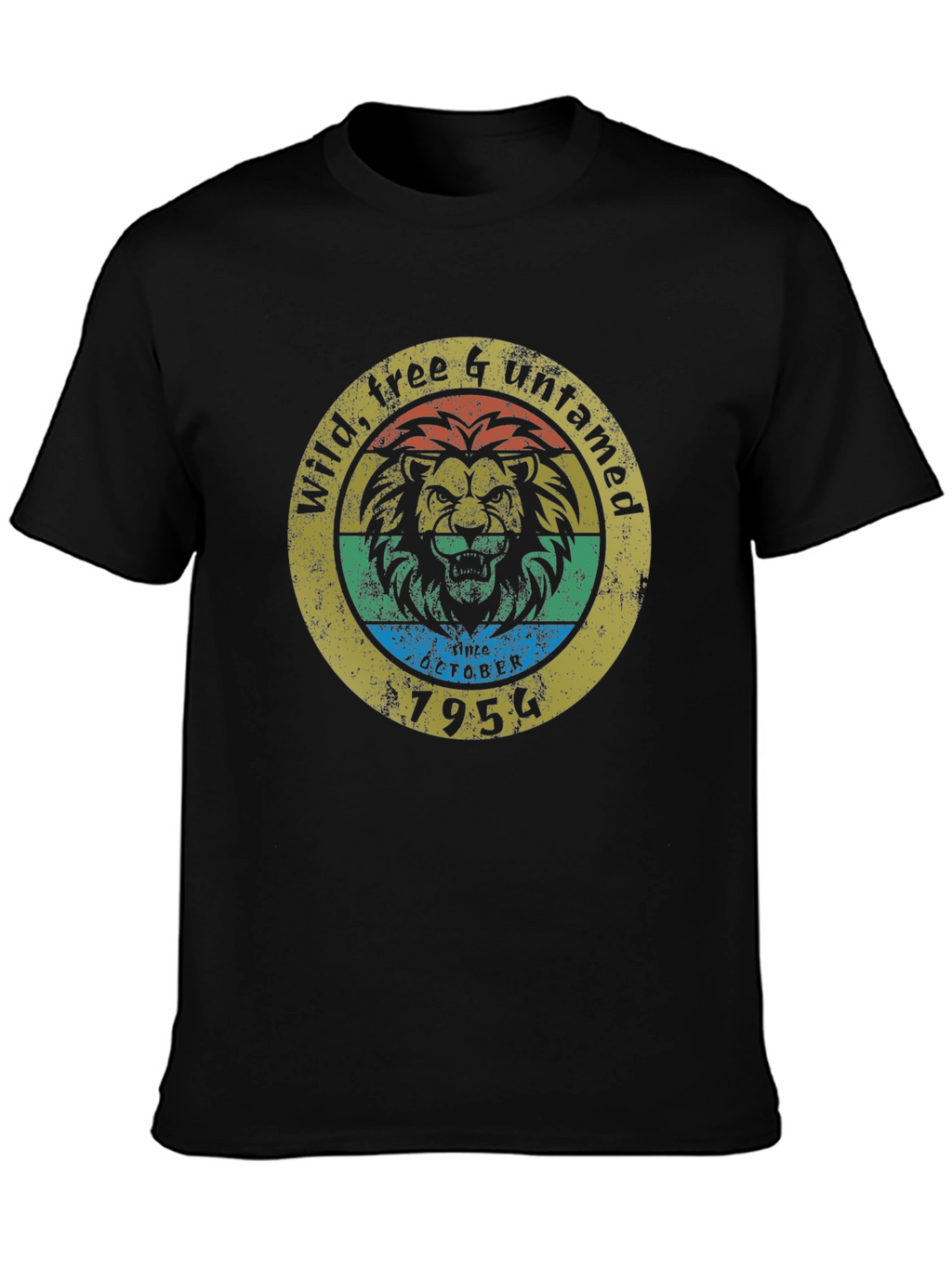 Wild Free Untamed Lion Graphic Tee
