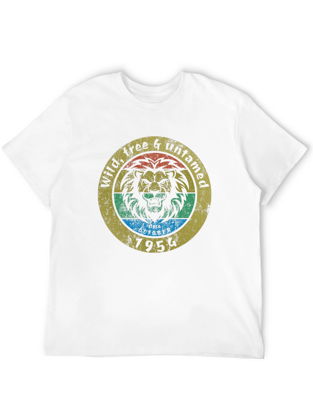 Wild Free Untamed Lion Graphic Tee