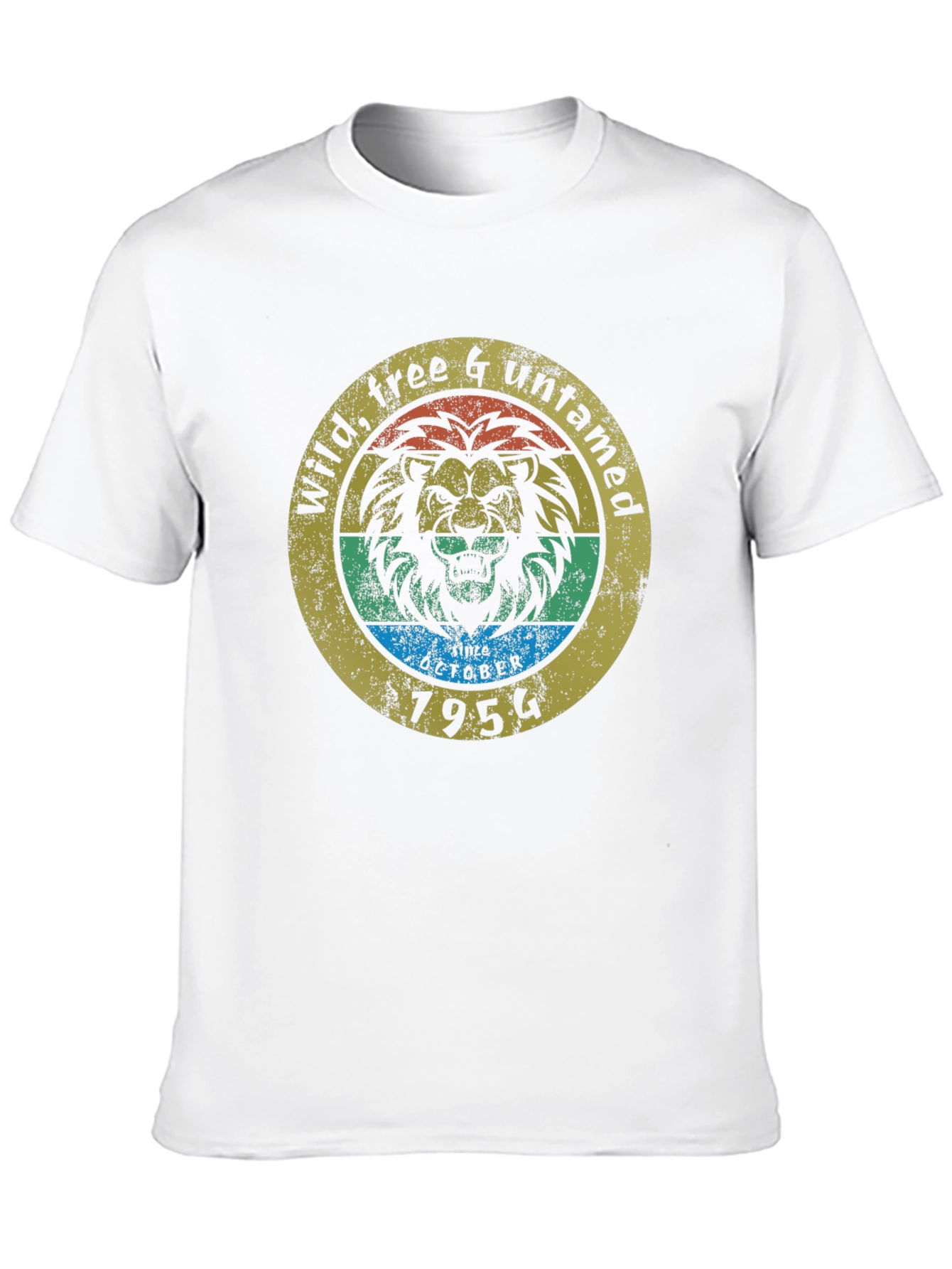Wild Free Untamed Lion Graphic Tee