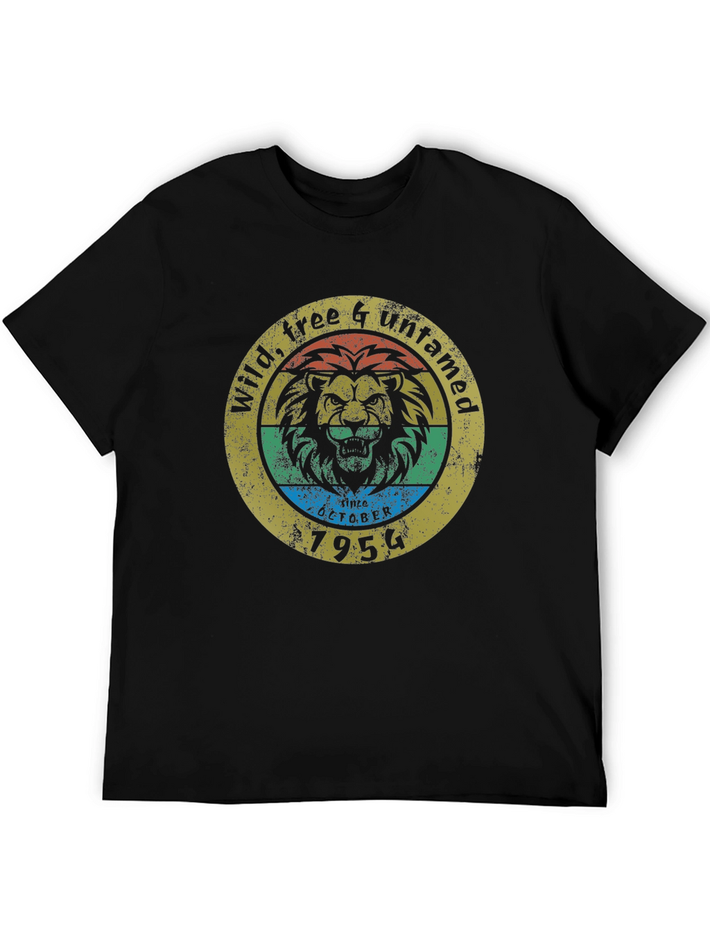 Wild Free Untamed Lion Graphic Tee