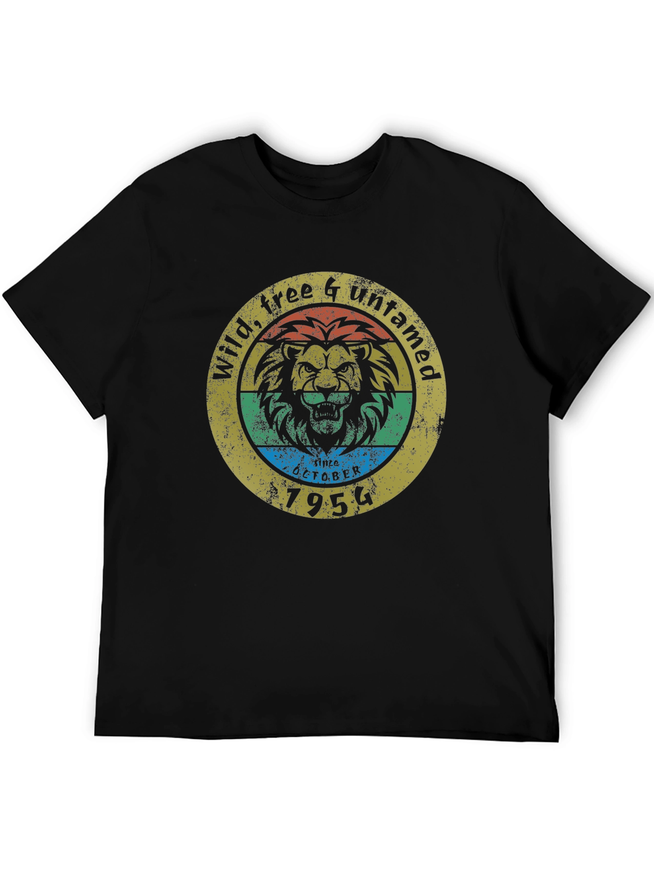 Wild Free Untamed Lion Graphic Tee