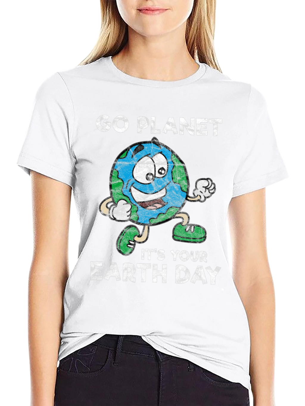 Go Planet! Earth Day Graphic T-Shirt