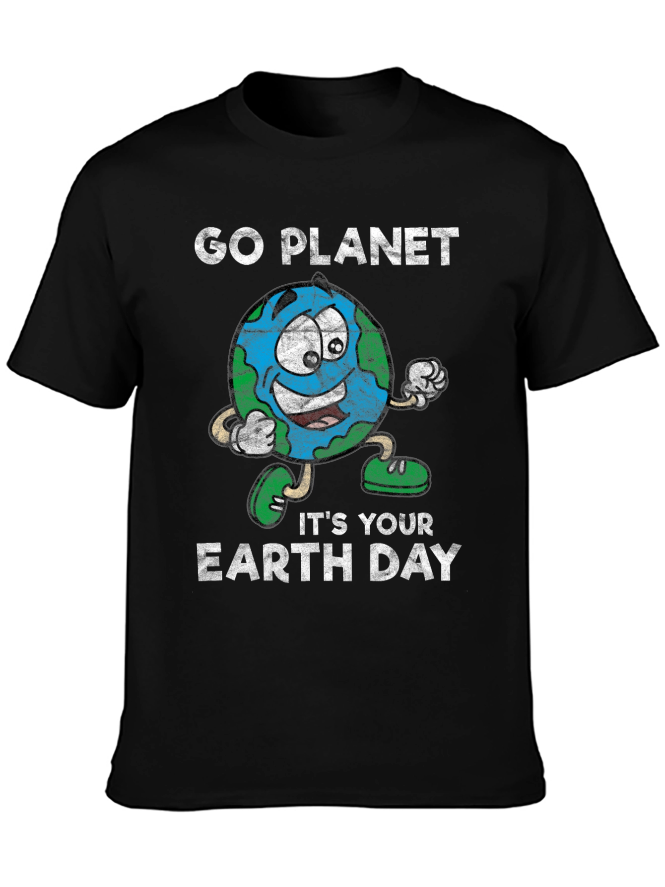 Go Planet! Earth Day Graphic T-Shirt