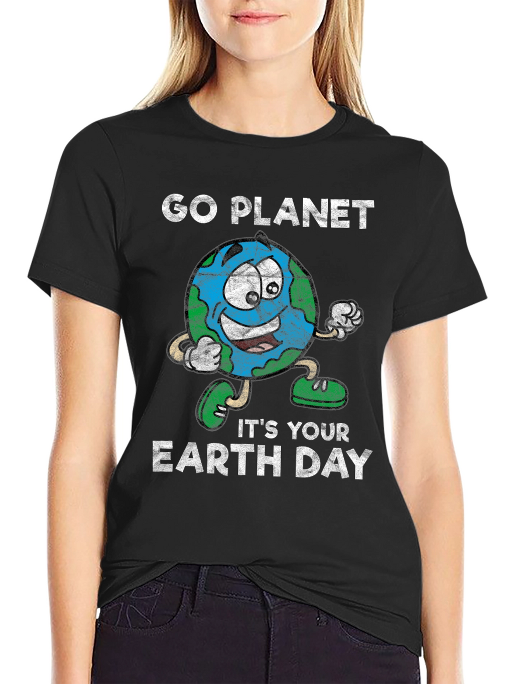 Go Planet! Earth Day Graphic T-Shirt