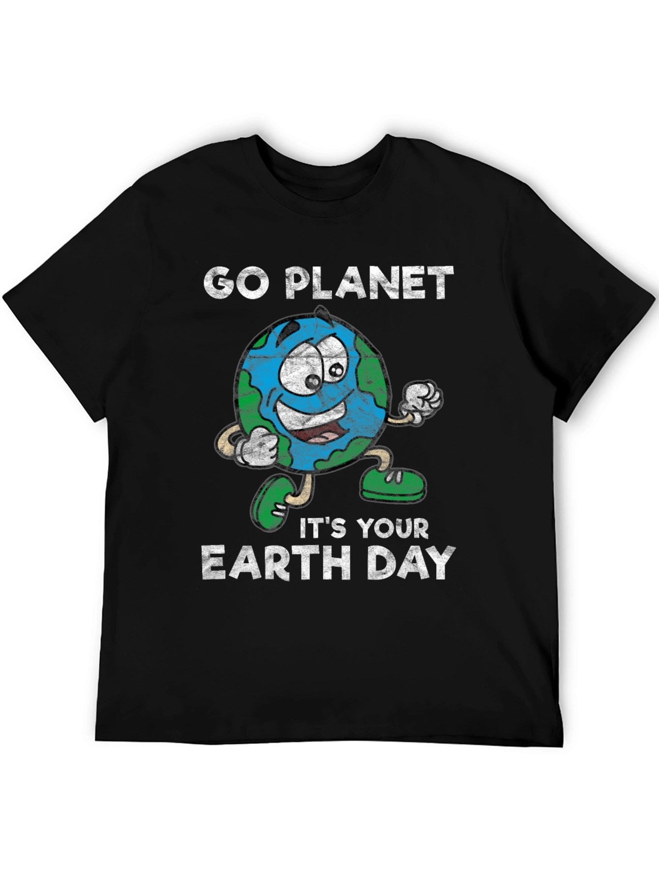 Go Planet! Earth Day Graphic T-Shirt