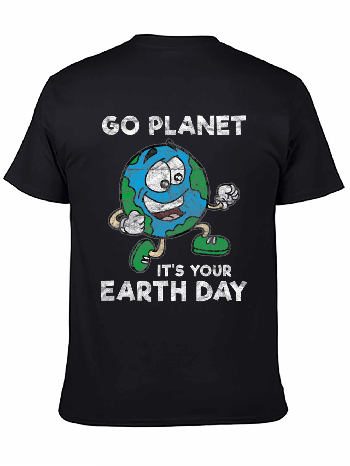 Go Planet! Earth Day Graphic T-Shirt