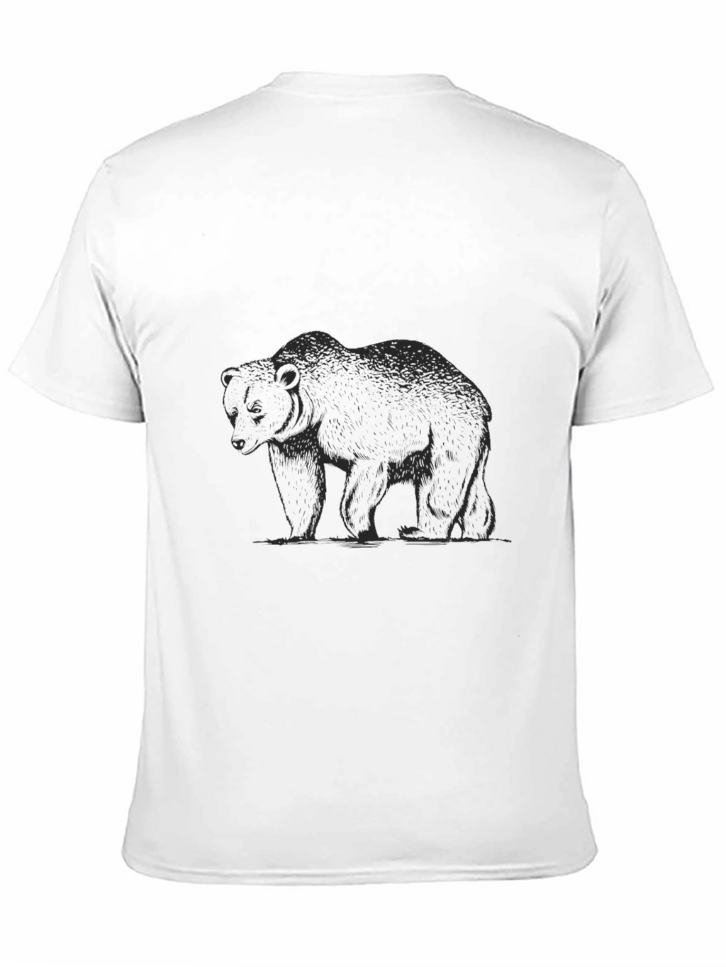Bear Graphic Black T-Shirt