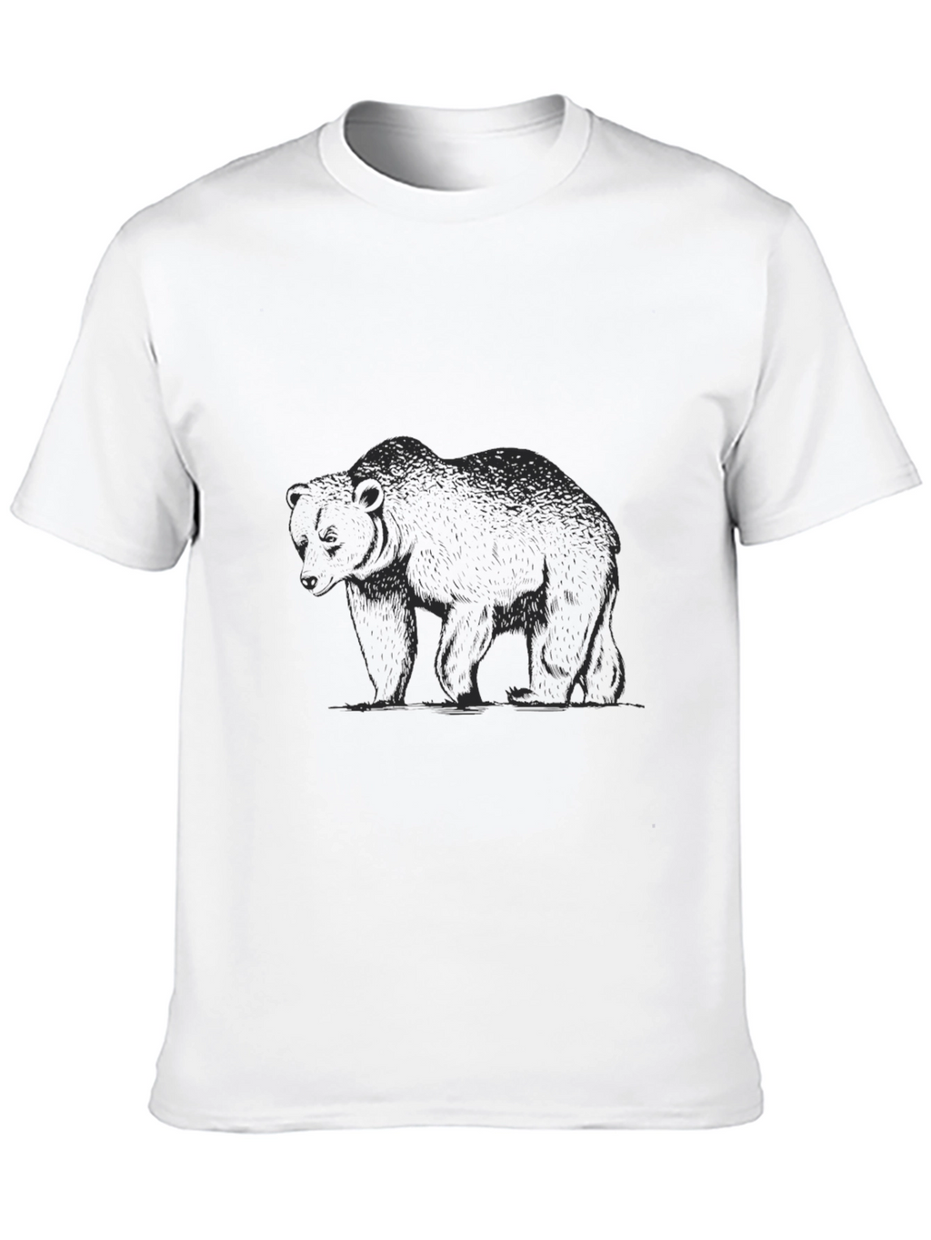 Bear Graphic Black T-Shirt
