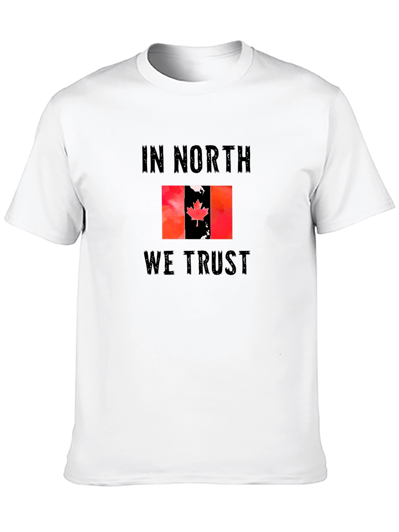 In North We Trust Canada Flag T-Shirt