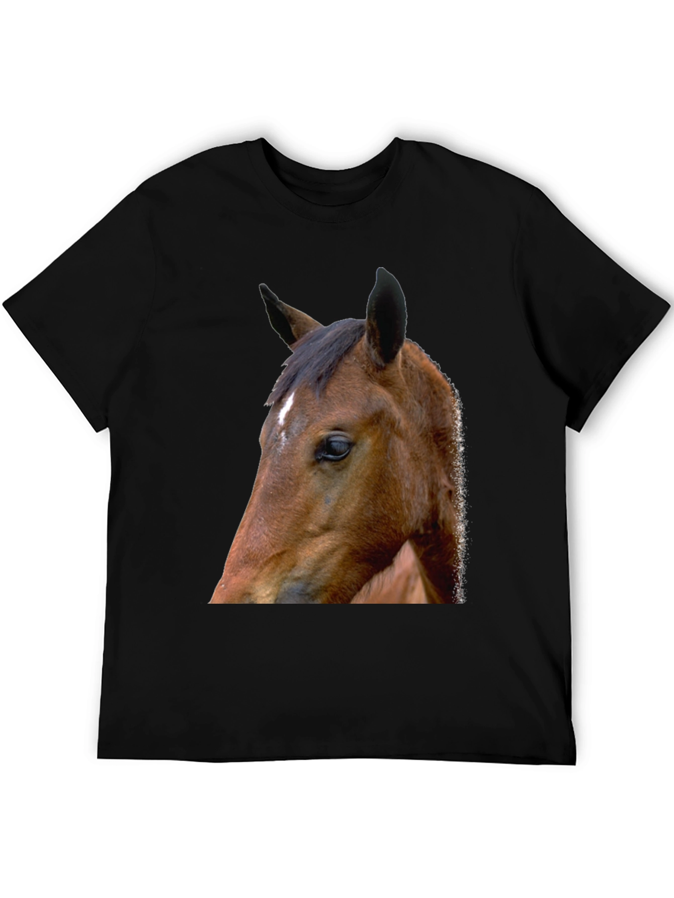 Horse Graphic Tee - Unisex Black T-Shirt