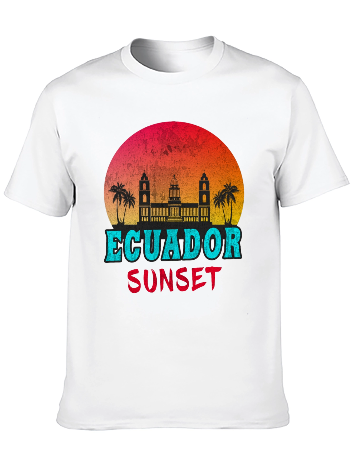 Ecuador Sunset Graphic T-Shirt