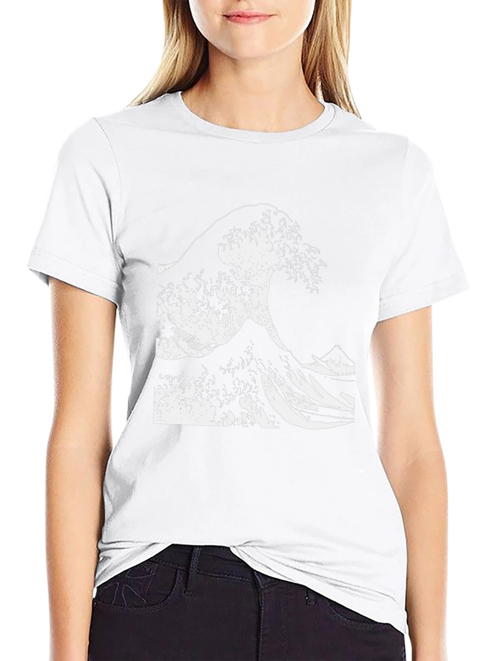 Great Wave Tee - Black Graphic T-Shirt