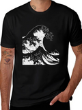Great Wave Tee - Black Graphic T-Shirt