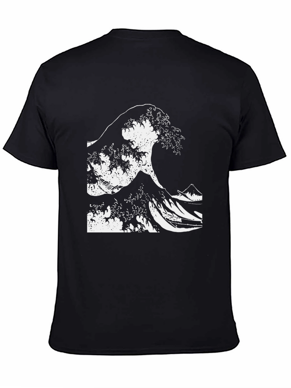 Great Wave Tee - Black Graphic T-Shirt