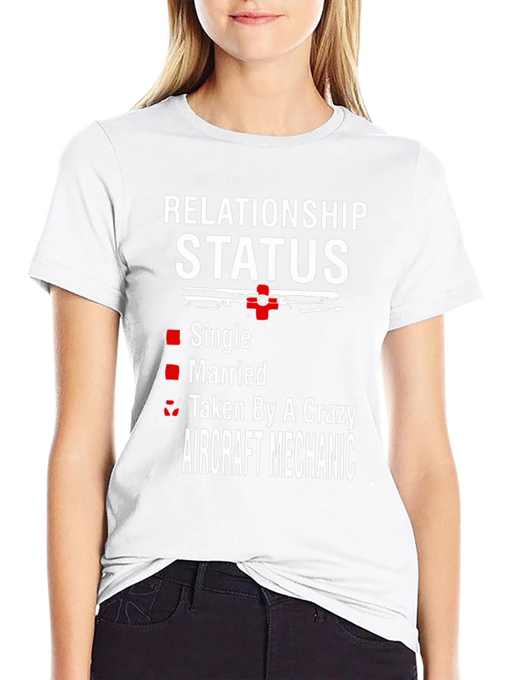 Relationship Status Aircraft Mechanic T-Shirt