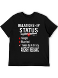 Relationship Status Aircraft Mechanic T-Shirt