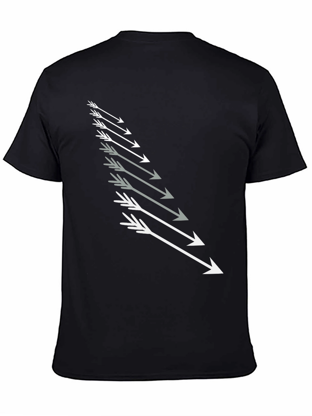 Arrow Graphic Black T-Shirt