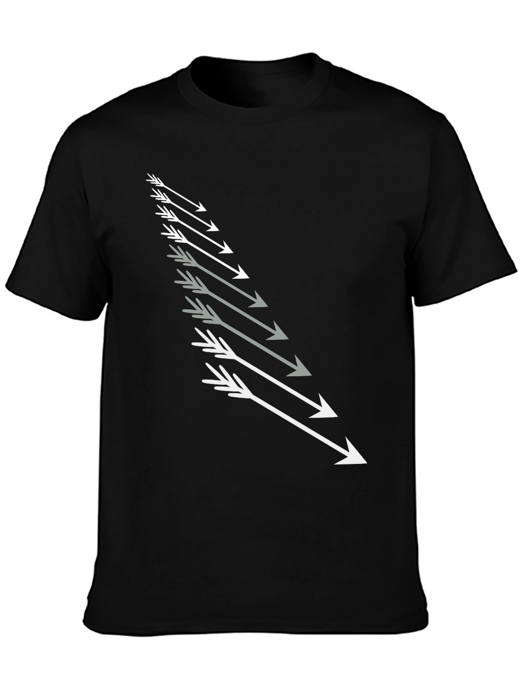 Arrow Graphic Black T-Shirt