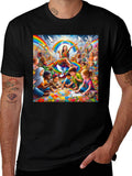 Rainbow Peace T-Shirt - Art & Unity Design