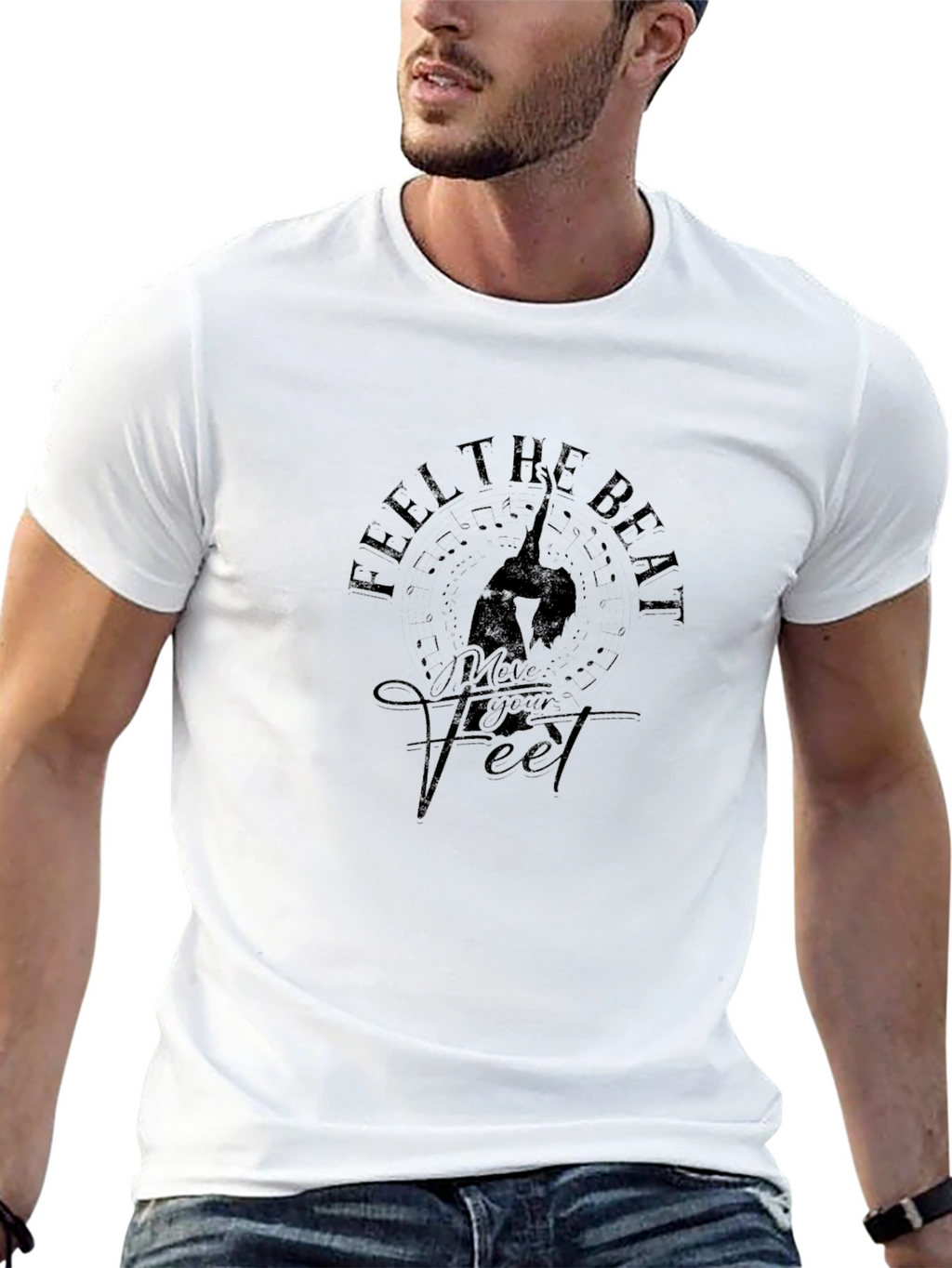 Feel the Beat T-Shirt - Move Your Feet