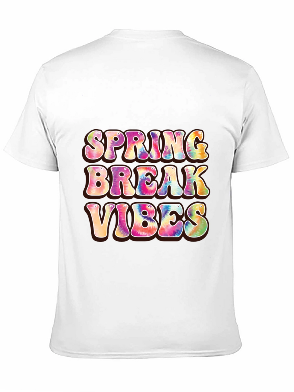 Spring Break Vibes Graphic Tee - Black