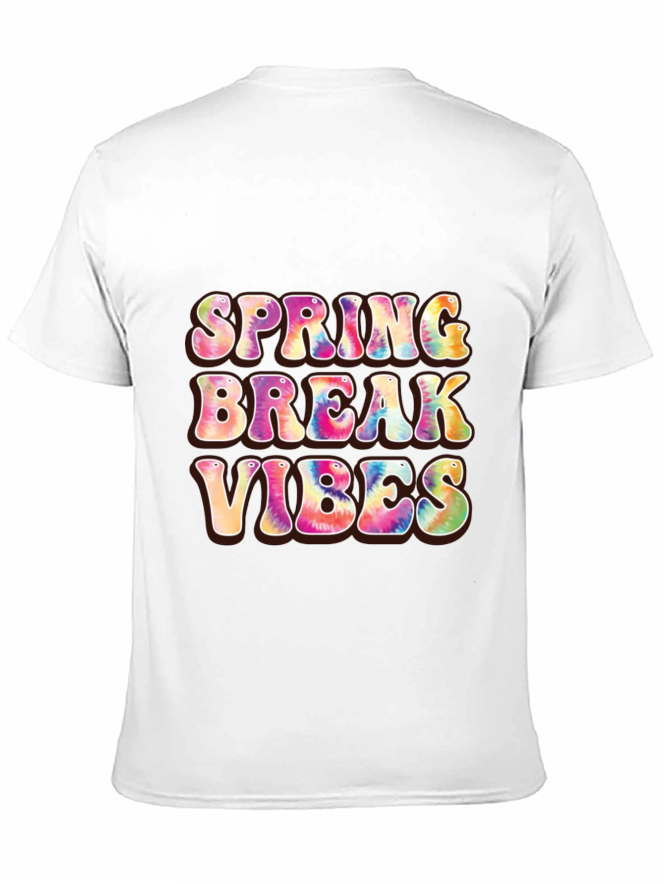 Spring Break Vibes Graphic Tee - Black