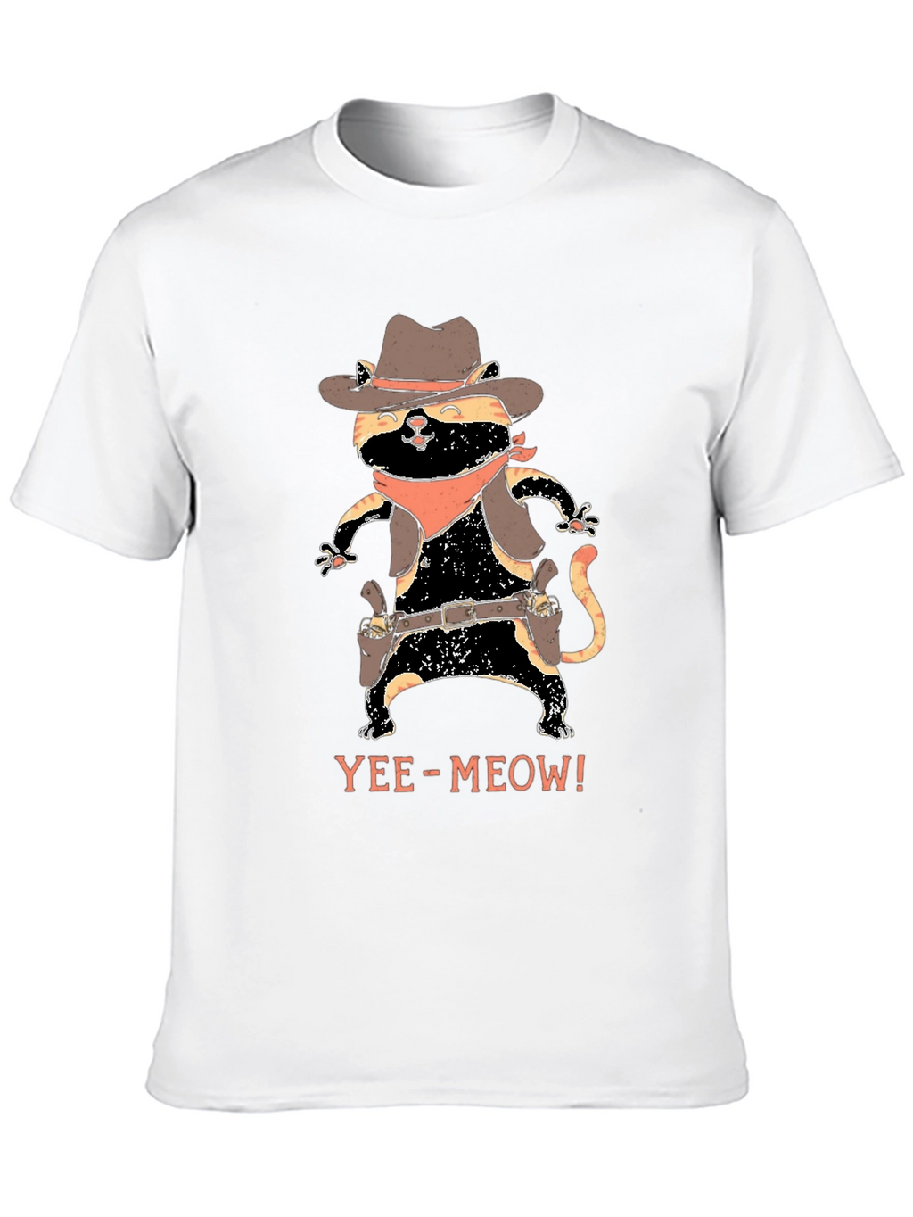 Cowboy Cat Graphic Tee - Yee-Meow!