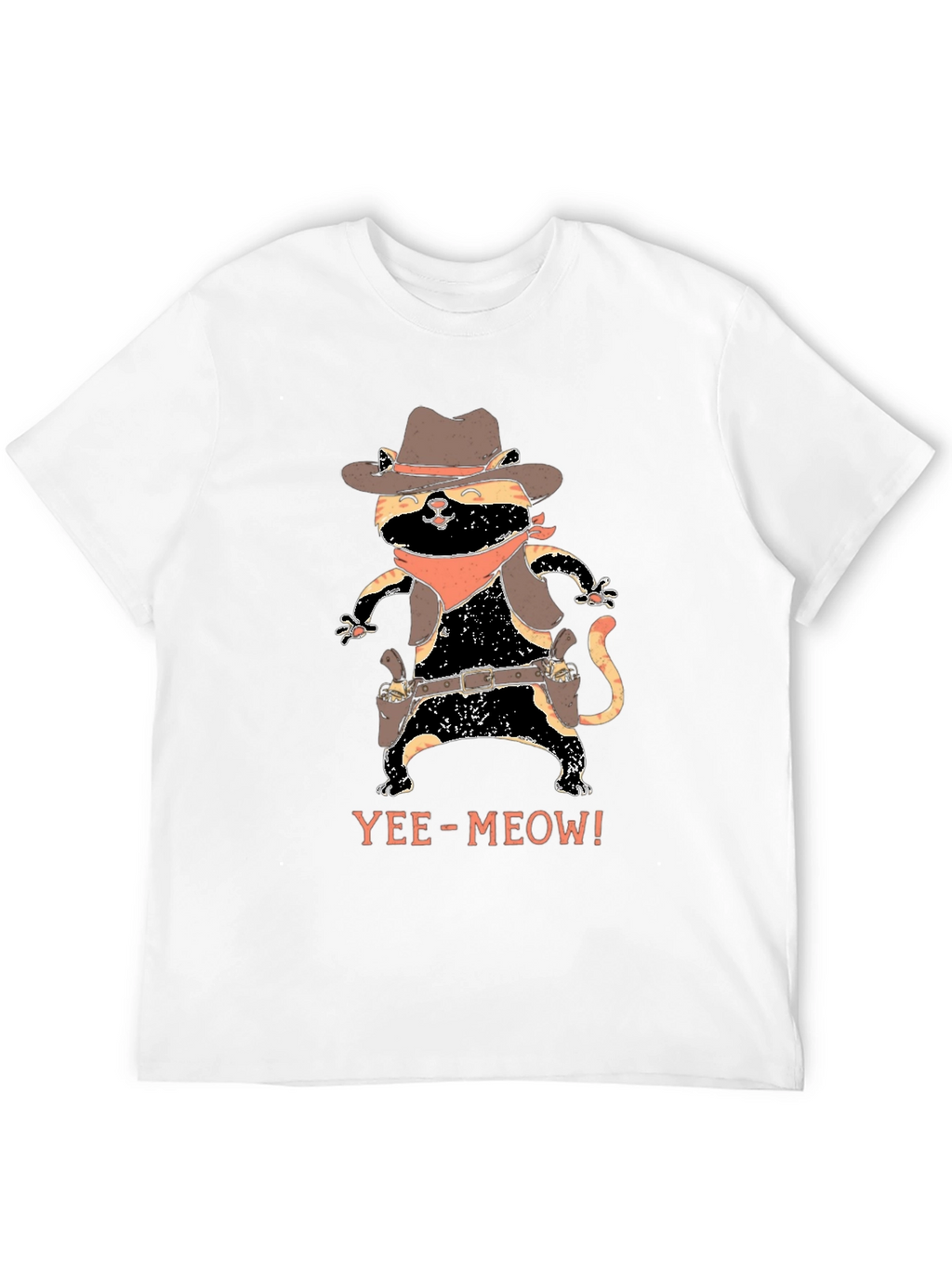 Cowboy Cat Graphic Tee - Yee-Meow!