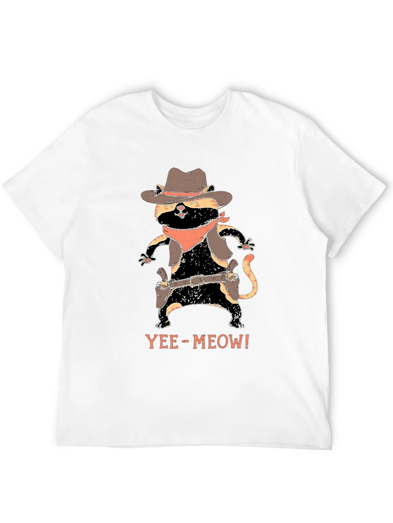 Cowboy Cat Graphic Tee - Yee-Meow!