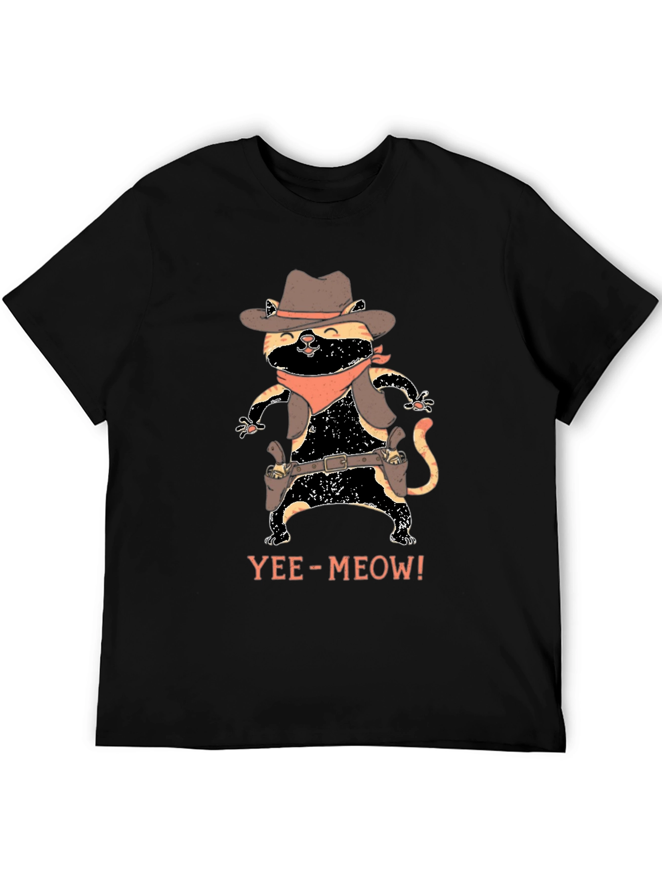 Cowboy Cat Graphic Tee - Yee-Meow!