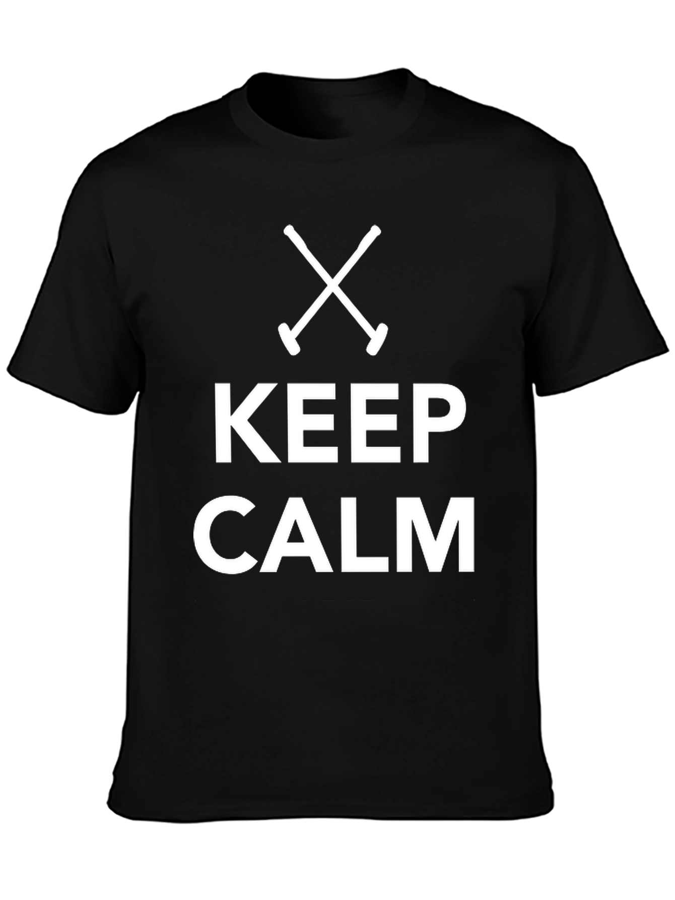 Keep Calm Crossed Paddles T-Shirt