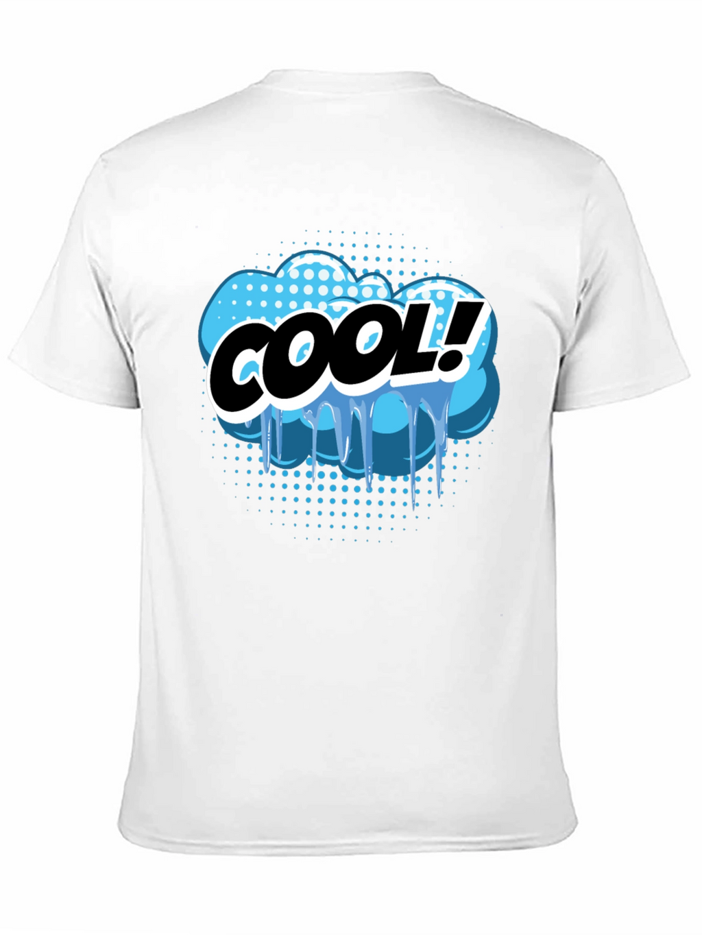 Cool Graphic Print Black T-Shirt