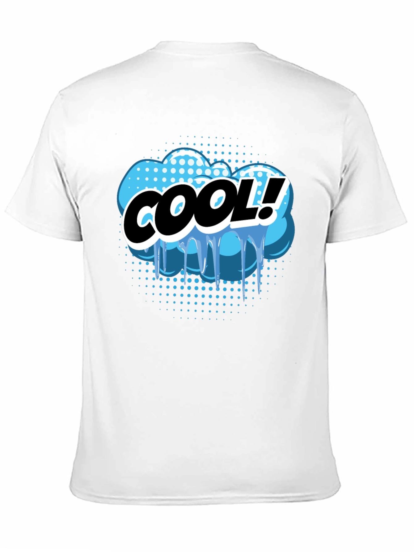 Cool Graphic Print Black T-Shirt
