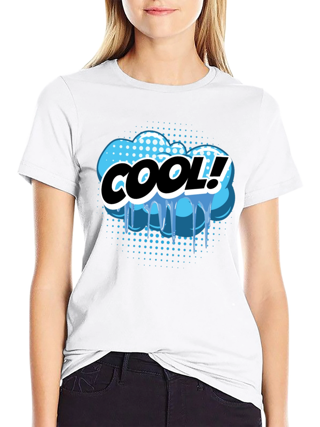 Cool Graphic Print Black T-Shirt