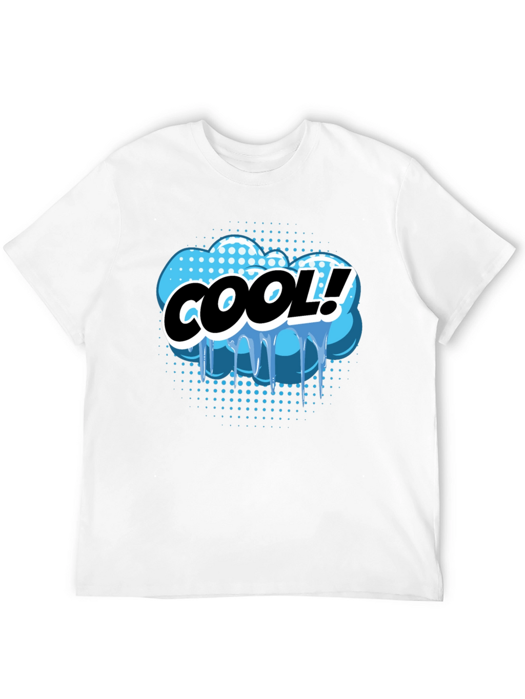 Cool Graphic Print Black T-Shirt