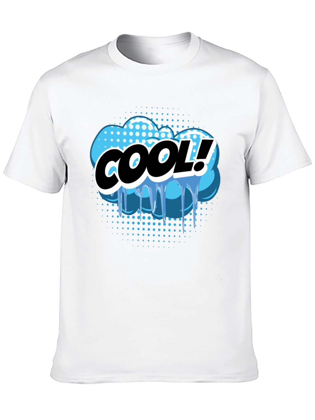 Cool Graphic Print Black T-Shirt