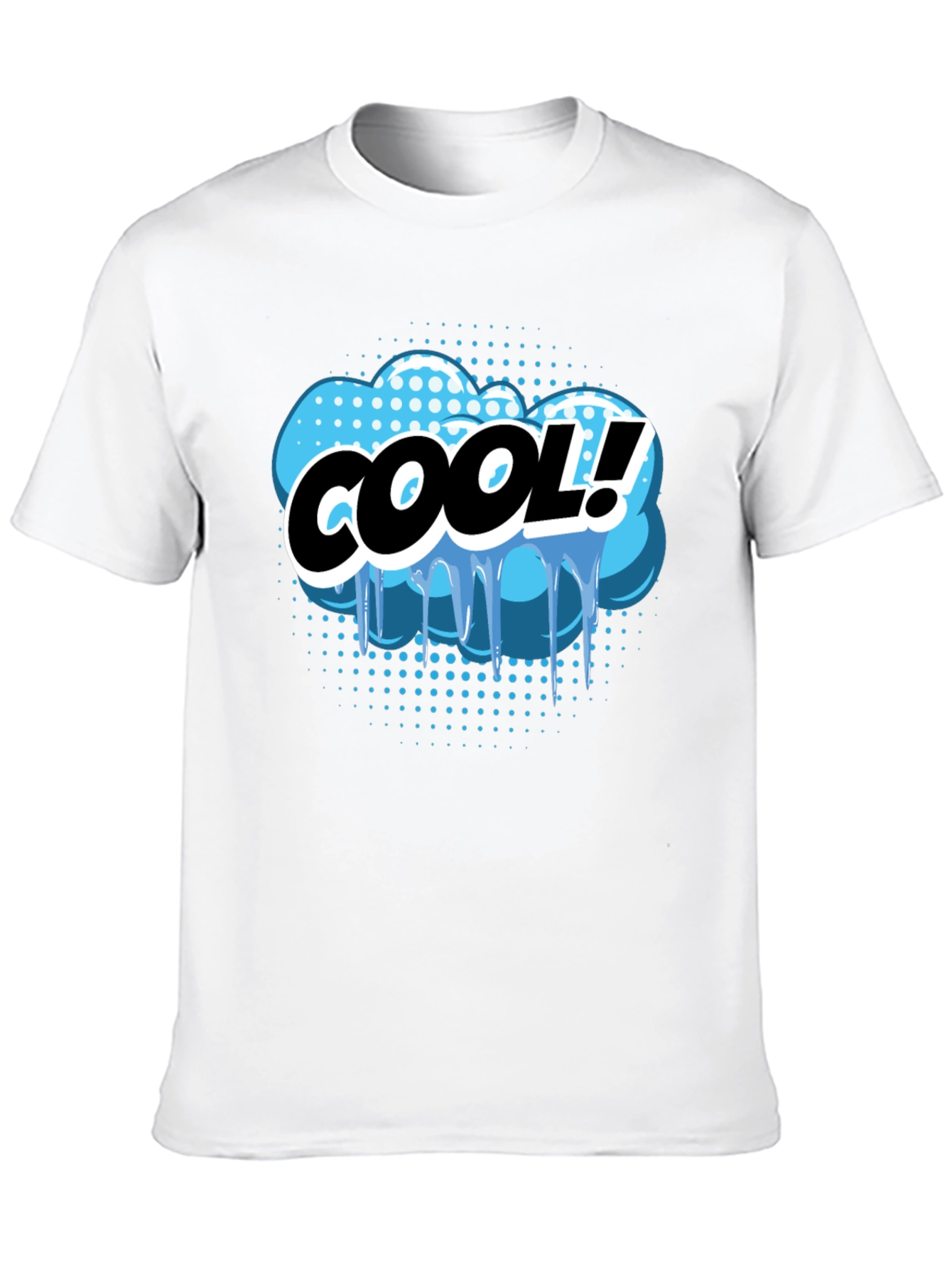 Cool Graphic Print Black T-Shirt