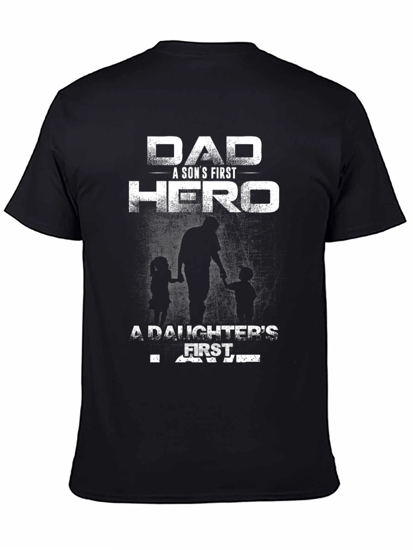 Dad A Sons First Hero T-Shirt Fathers Day Gift