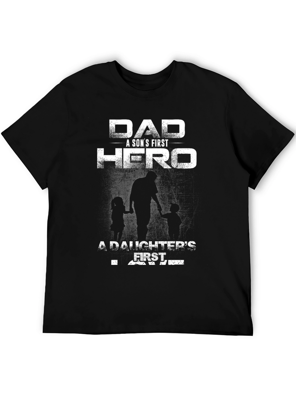 Dad A Sons First Hero T-Shirt Fathers Day Gift