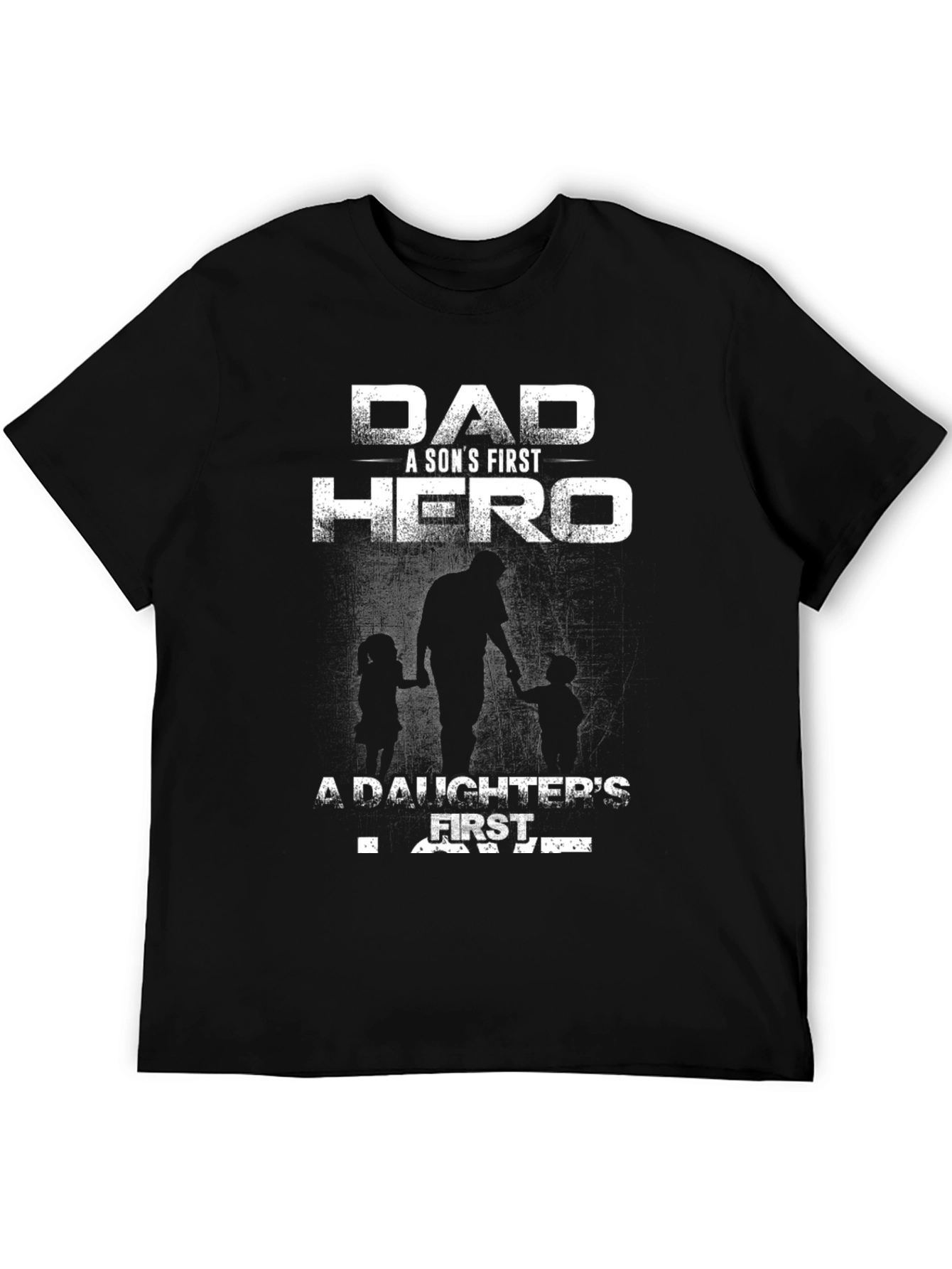 Dad A Sons First Hero T-Shirt Fathers Day Gift