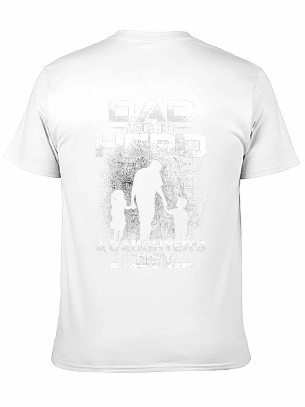 Dad A Sons First Hero T-Shirt Fathers Day Gift