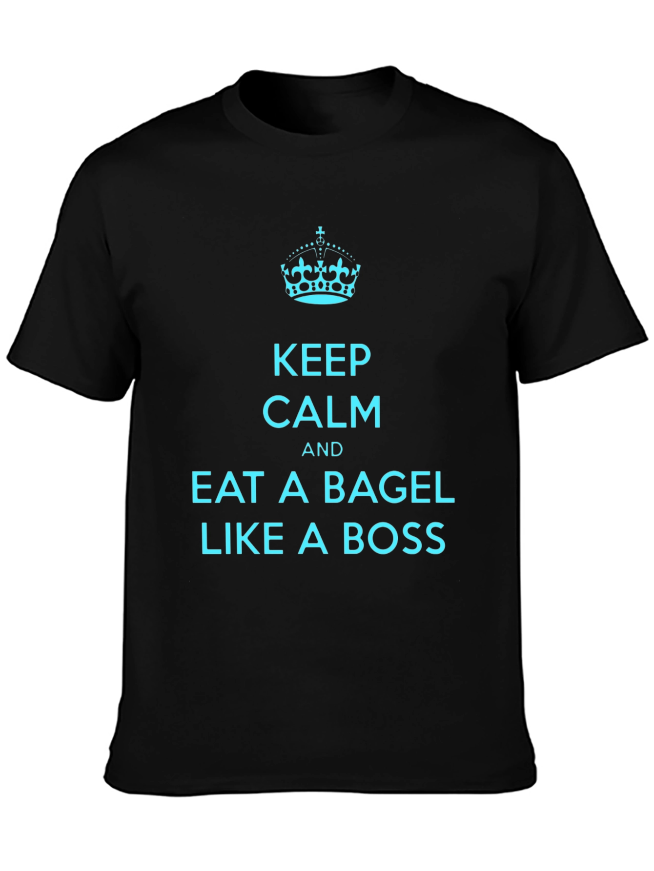 Keep Calm & Eat Bagel Like a Boss Graphic Tee