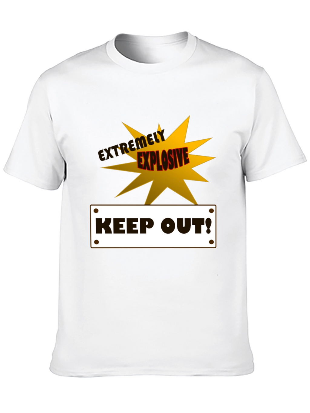Extremely Explosive Keep Out! Graphic T-Shirt