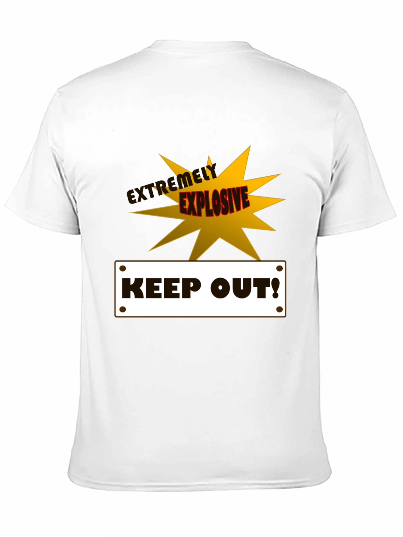 Extremely Explosive Keep Out! Graphic T-Shirt