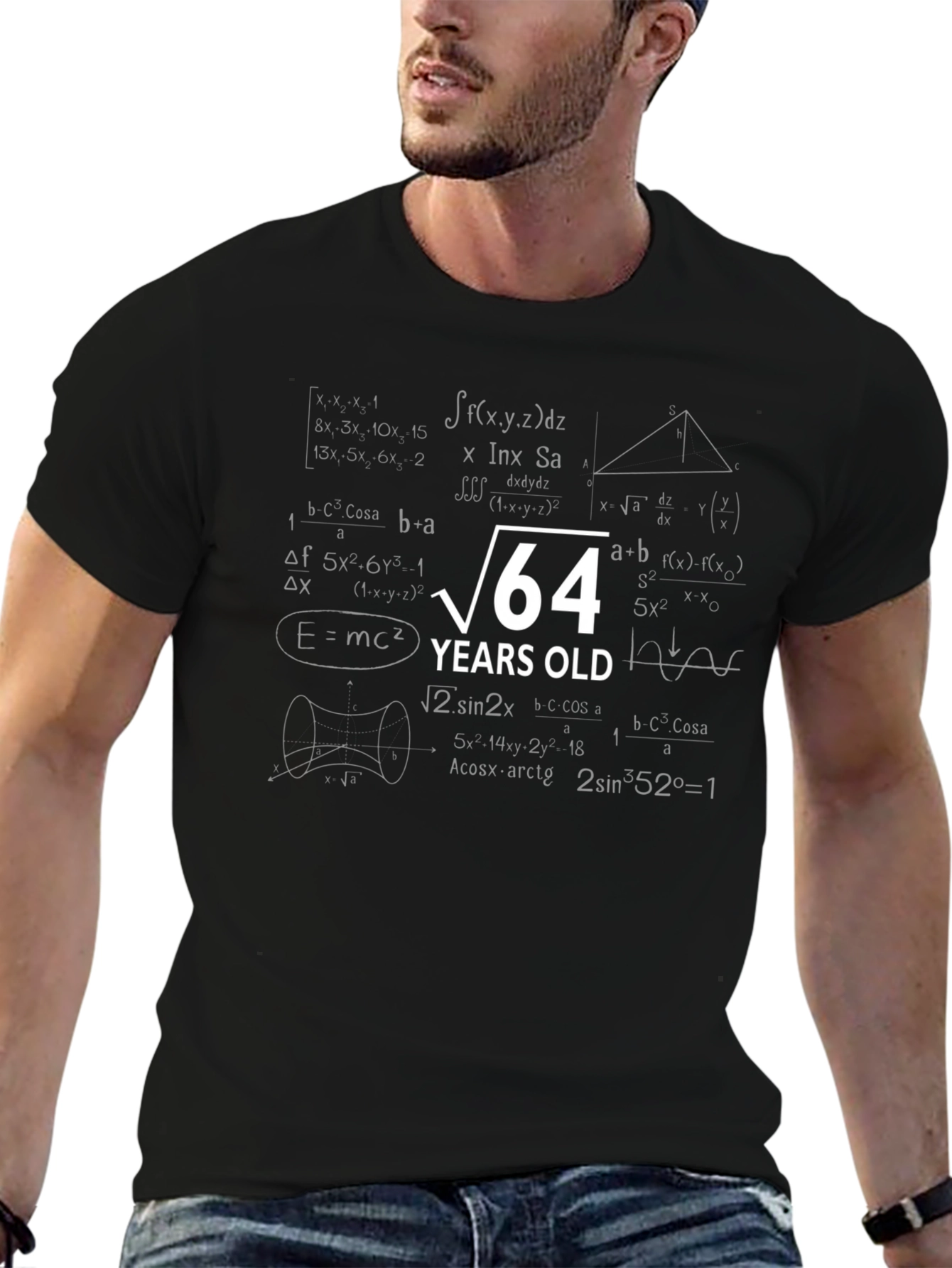 Funny 64 Years Old Math Formula T-Shirt
