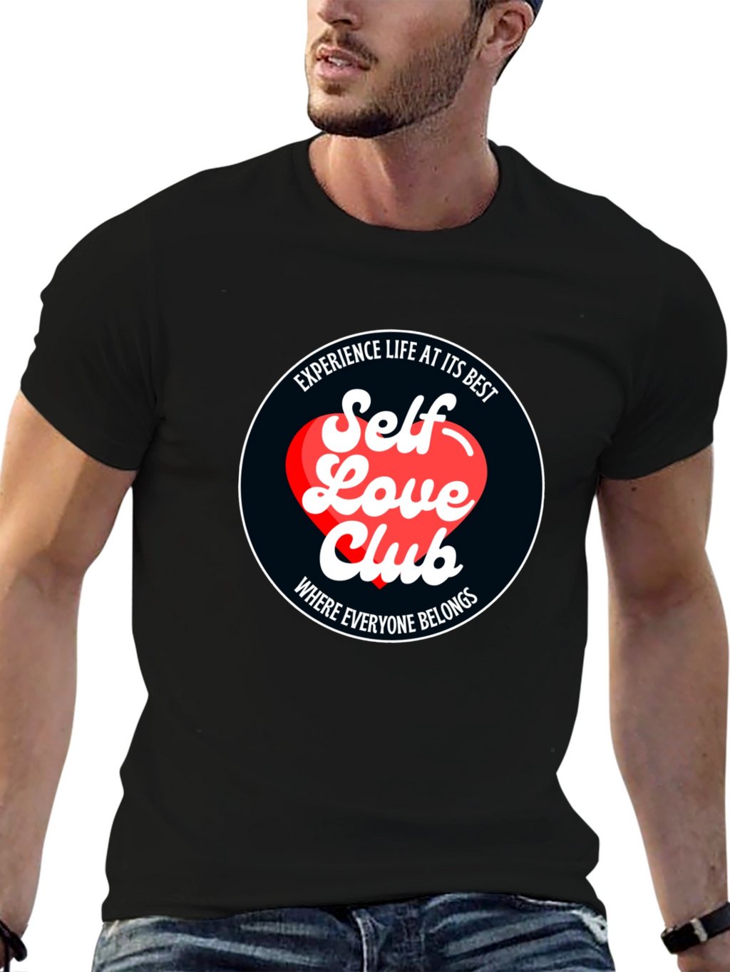 Self Love Club Black T-Shirt