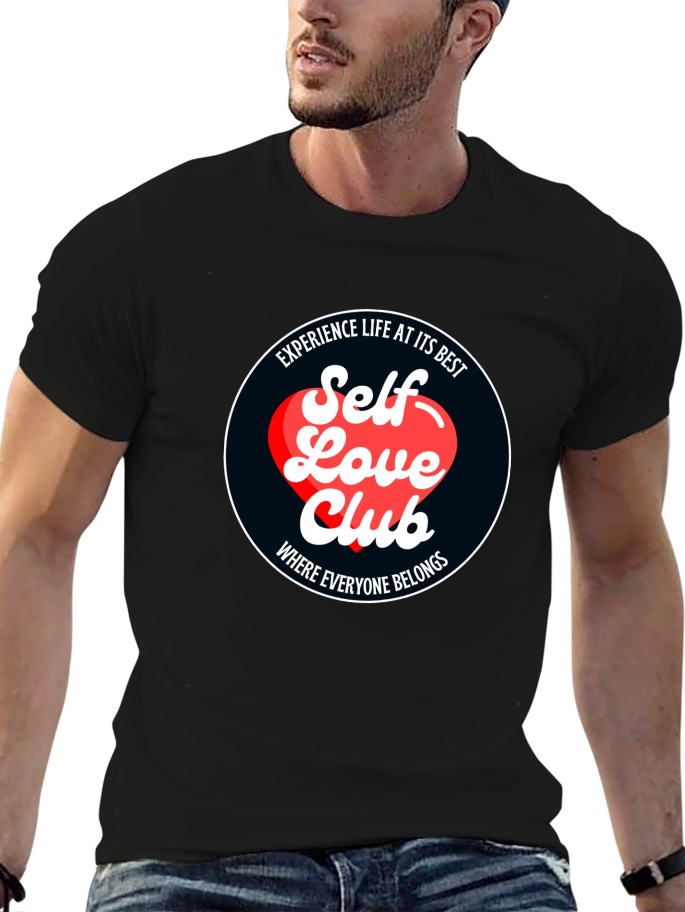 Self Love Club Black T-Shirt